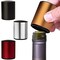 Maplefield Wine Vacuum Pump Stopper - Leak-Proof Airtight Seal with Vacuum Sealer - Preserve Flavor with Wine Air Remover Pump - Bottle Stoppers Multipack for Entertaining - Combo Metal, Pack of 4